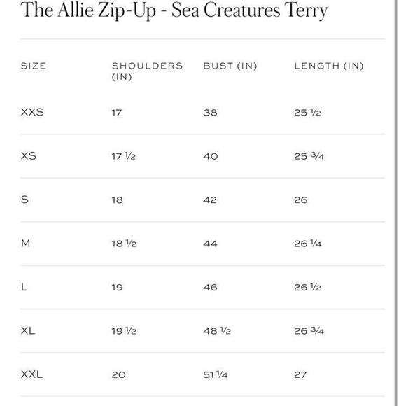 Hill House Allie Zip Up Hoodie Sweatshirt Sea Creatures Terry Purple Small NWT - Picture 10 of 10